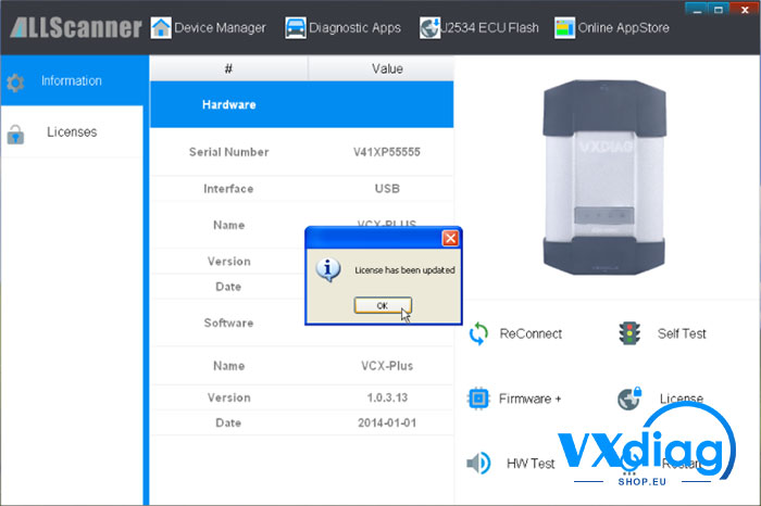 How to purchase and update licenses for your VXDIAG tool