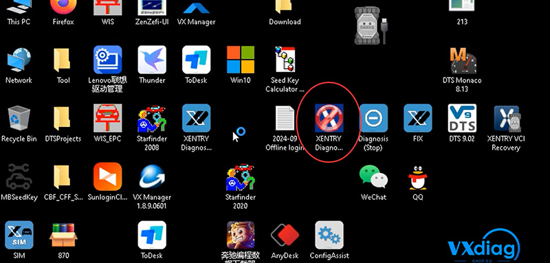how-to-close-xentry-program-for-vxdiag-vcx-se-benz-3