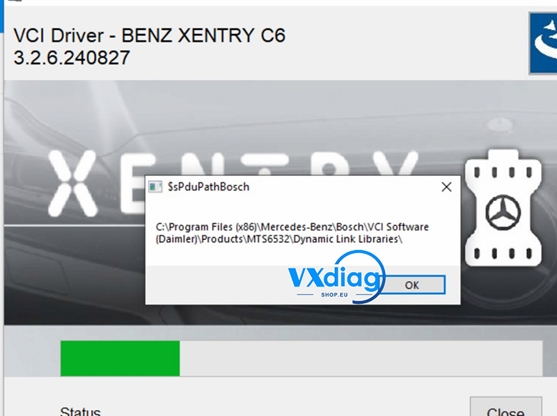 VXDIAG Benz VCI Driver Problem – XENTRY C6 3.2.6.240827