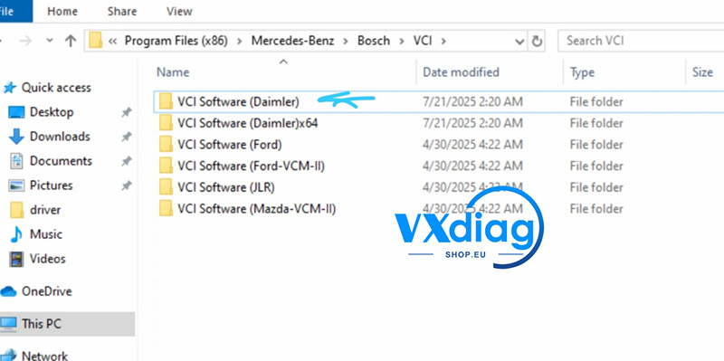 vxdiag-benz-vci-driver-problem-xentry-c6-3-2-6-240827-2