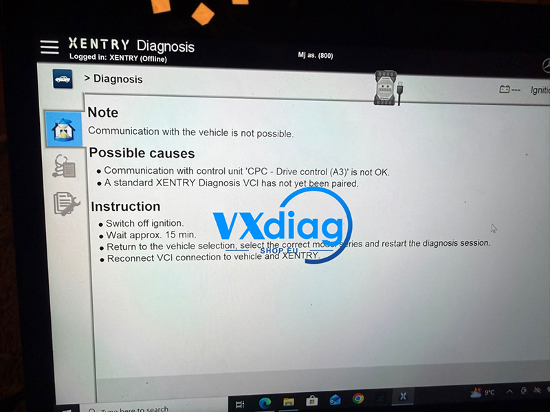 how-to-open-mercedes-benz-truck-software-on-vxdiag-vcx-se-1